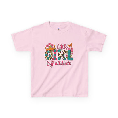 Little Girl Big Attitude Tee - Fun Kids Shirt, Birthday Gift, Casual Outfit, Girls Fashion, Playtime Wear