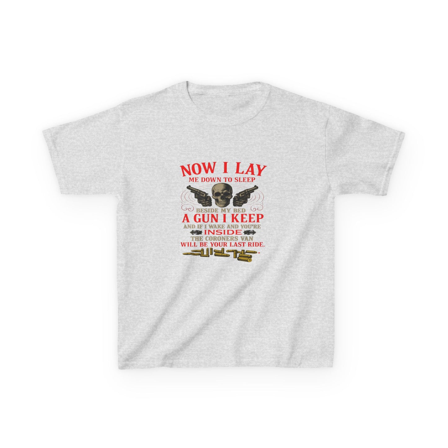 Now I Lay Me Down to Sleep - Dinosaur Skull Tee