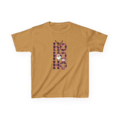 HO HO HO Dinosaur Christmas Kids Tee