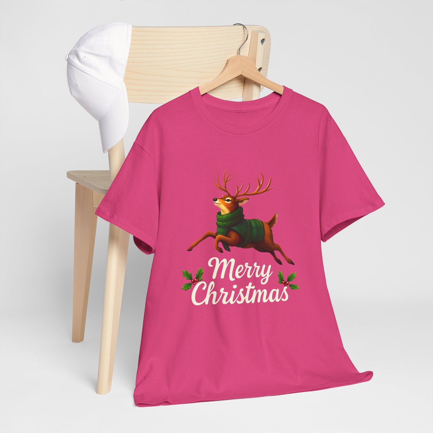 Merry Christmas Reindeer Tee