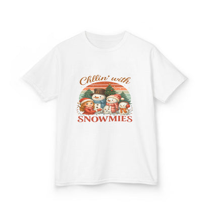 Chillin' with Snowmies Kids Christmas Tee