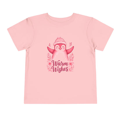 Warm Wishes Penguin Toddler Christmas Tee