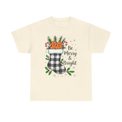 Merry & Bright  Stocking Tee