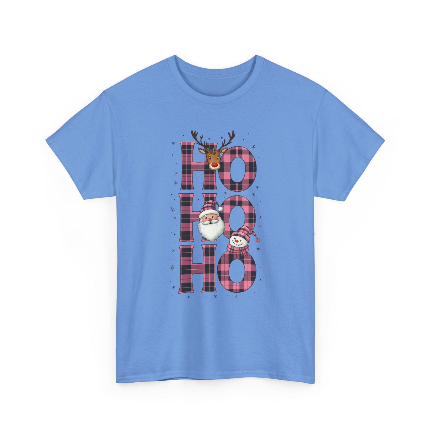 Ho Ho Ho Plaid Holiday Tee