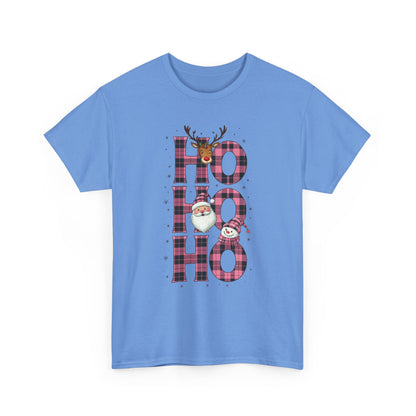 Ho Ho Ho Plaid Holiday Tee