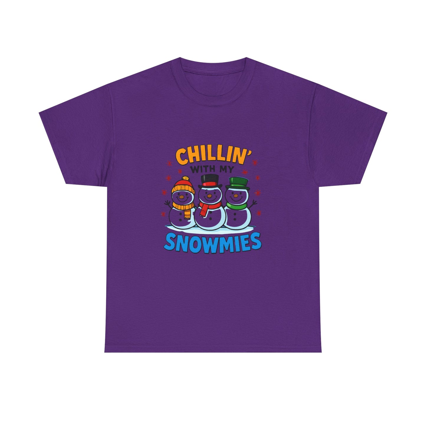 Chillin' With My Snowmies - Cancer Awareness Tee