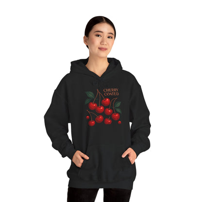 Cherry Cluster Hoodie — "Cherry Coated" Graphic Sweatshirt