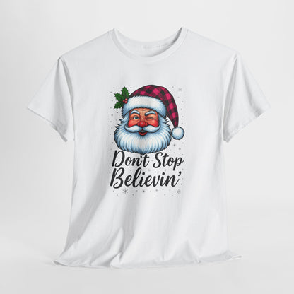 Santa Believin' Pink Holiday Tee