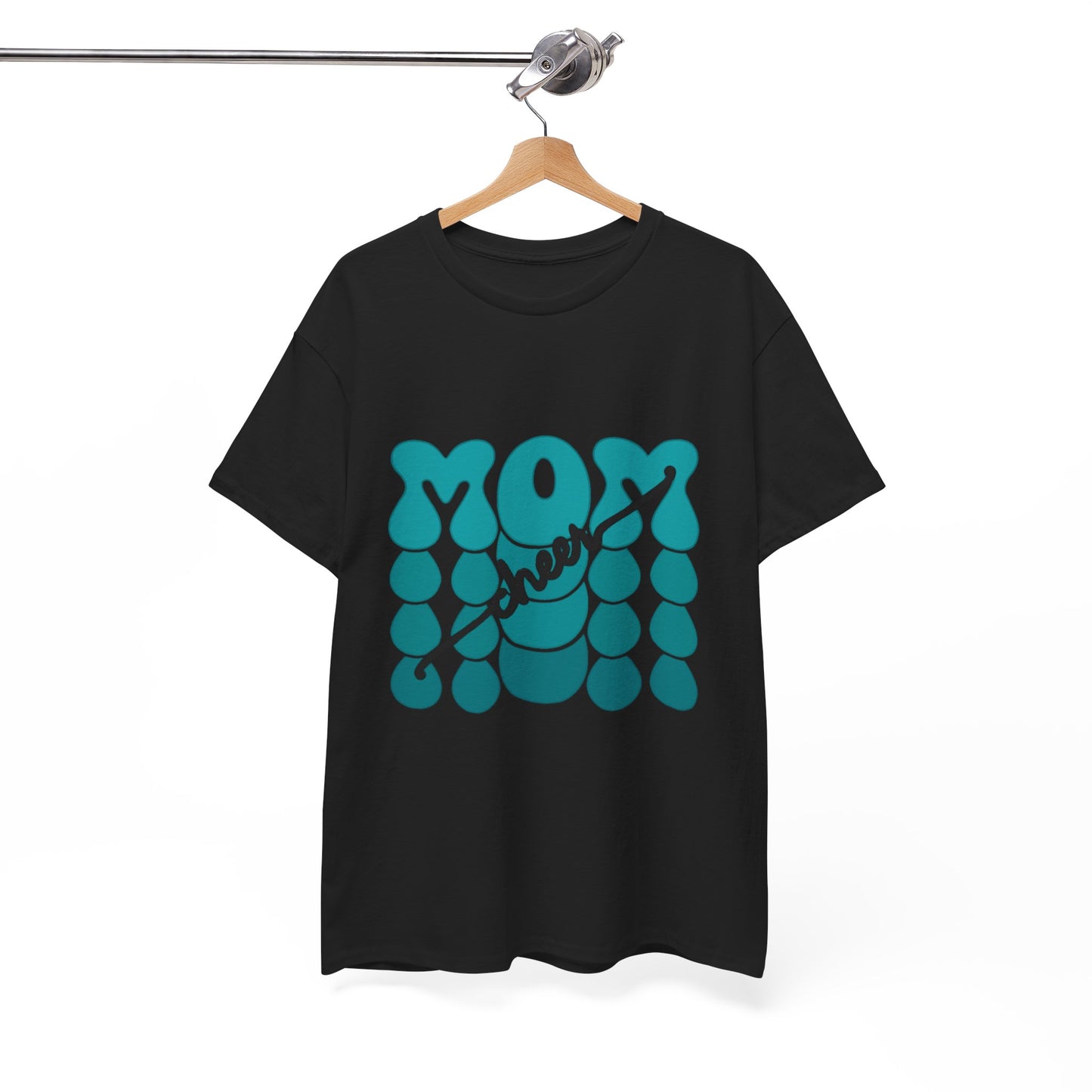 MOM Cheer – Turquoise Spirit Tee