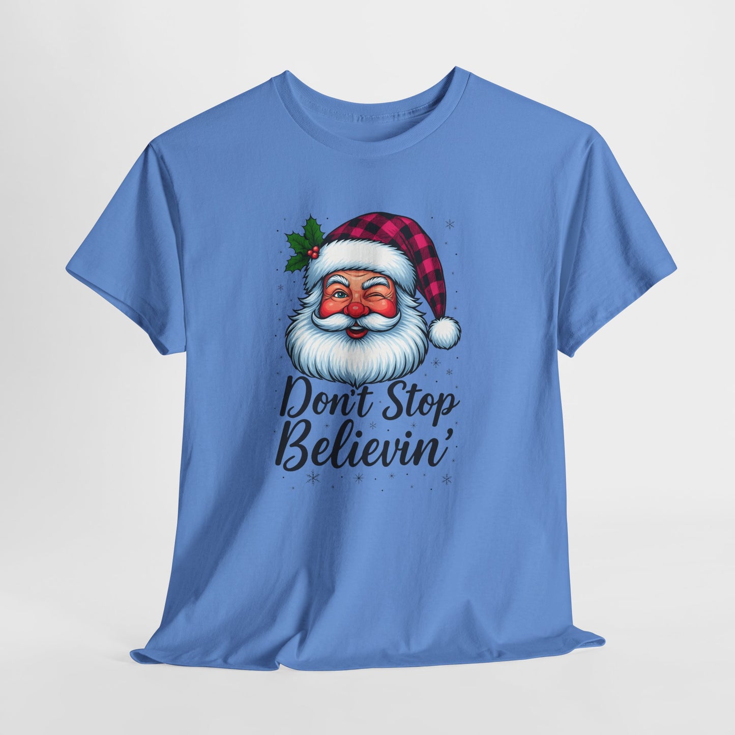 Santa Believin' Pink Holiday Tee