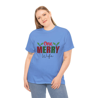 One Merry Wife Christmas Tee