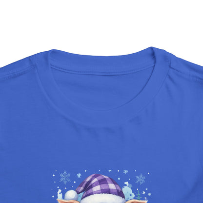 Chillin' Piggy Toddler Christmas Tee