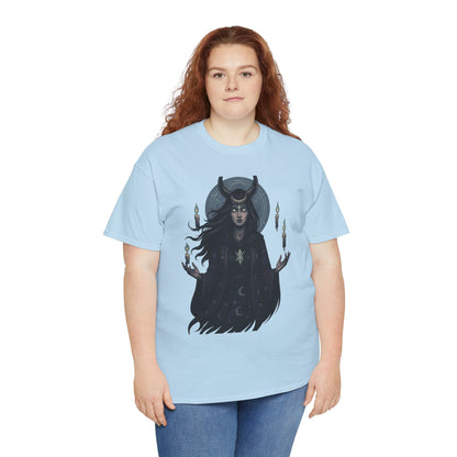 Moonlit Sorceress – Enchanted Candlelight Tee