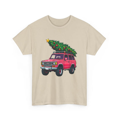 Pink SUV Christmas Tree Tee