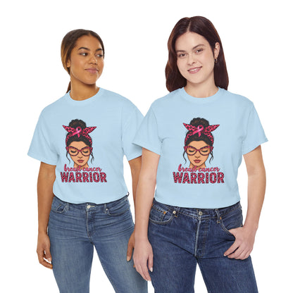 Breast Cancer Warrior Tee, Inspirational T-Shirt for Survivors, Supportive Gift for Cancer Awareness Events, Unisex Cotton Top, [...]
