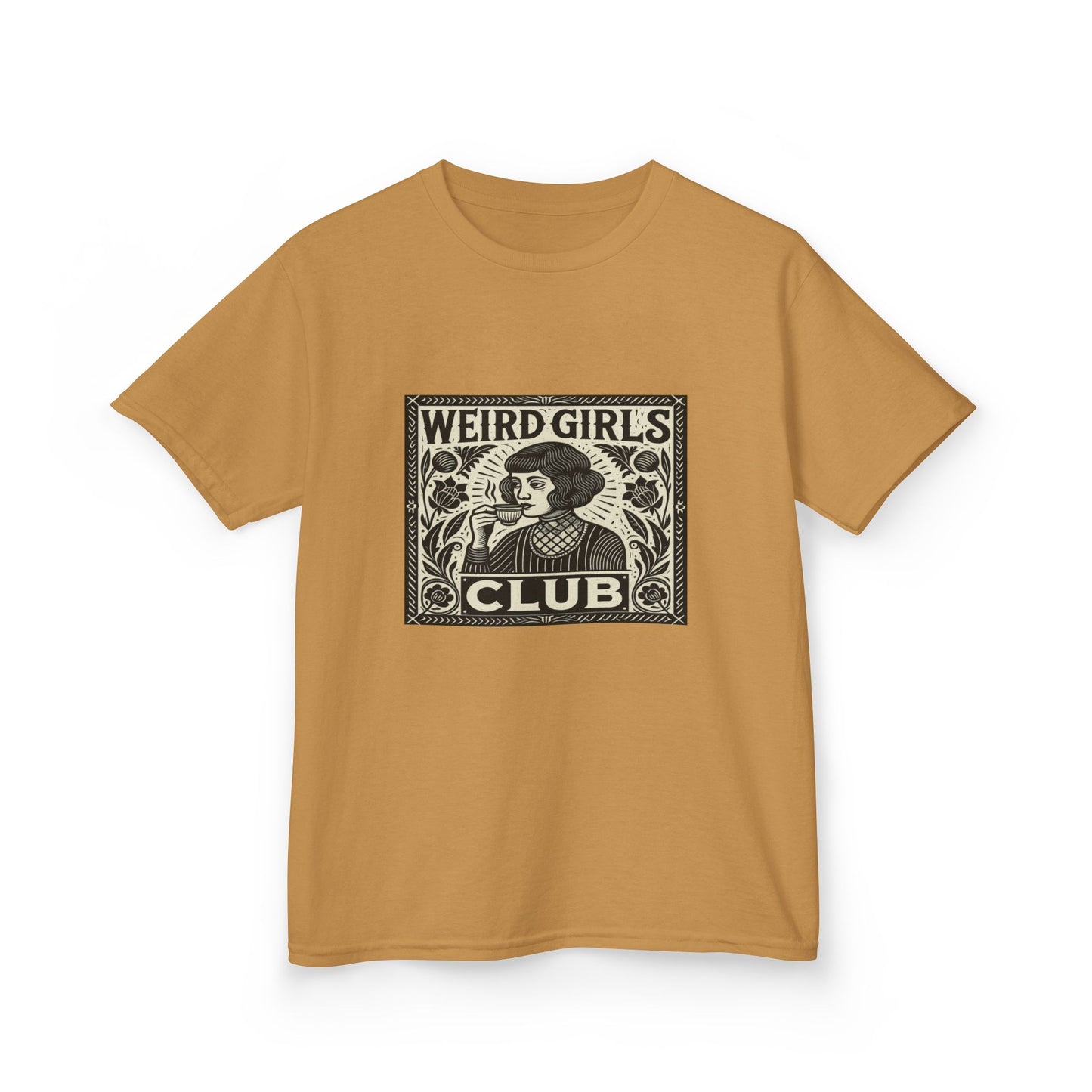 Weird Girls Club Tea Party Tee - Retro Graphic