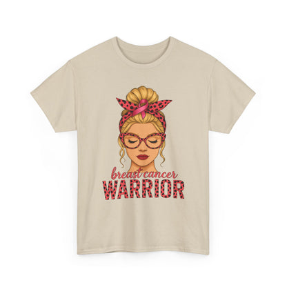 Camiseta de guerrera contra el cáncer de mama - Apoyo del lazo rosa