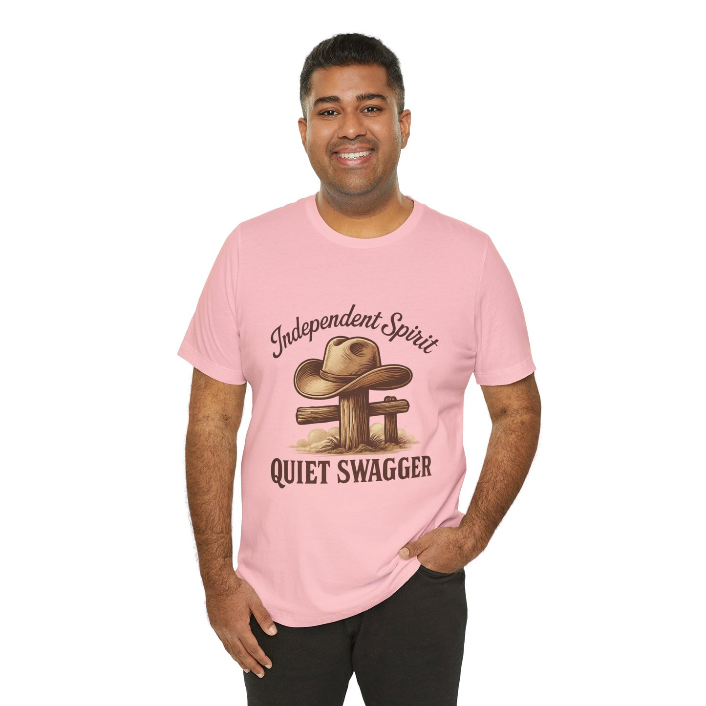 Quiet Swagger Cowboy Tee — Independent Spirit Western T-Shirt