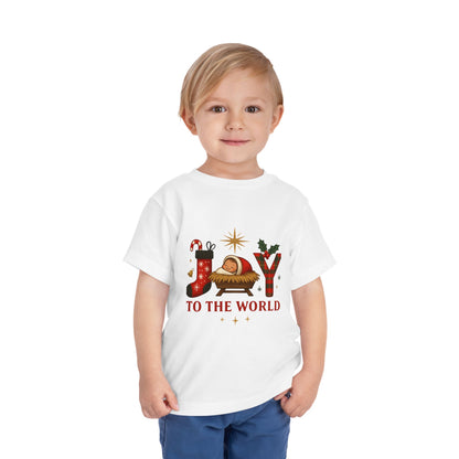 Joy to the World Toddler Christmas Tee
