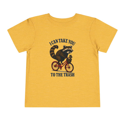 Raccoon Bike Ride Toddler Christmas Tee