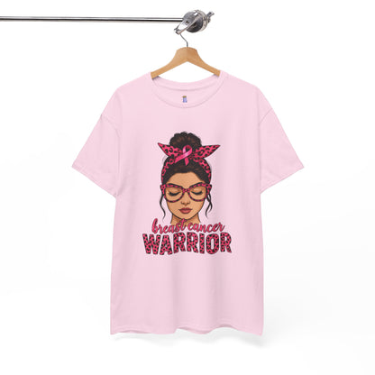 Breast Cancer Warrior Tee, Inspirational T-Shirt for Survivors, Supportive Gift for Cancer Awareness Events, Unisex Cotton Top, [...]
