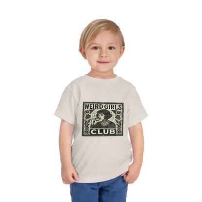 Weird Girls Club Tee - Vintage Linocut Christmas