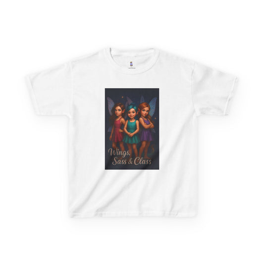 Whimsical Fairy Kids Tee, Cute T-Shirt for Girls, Birthday Gift, Fairytale Apparel, Fantasy Themed Clothing