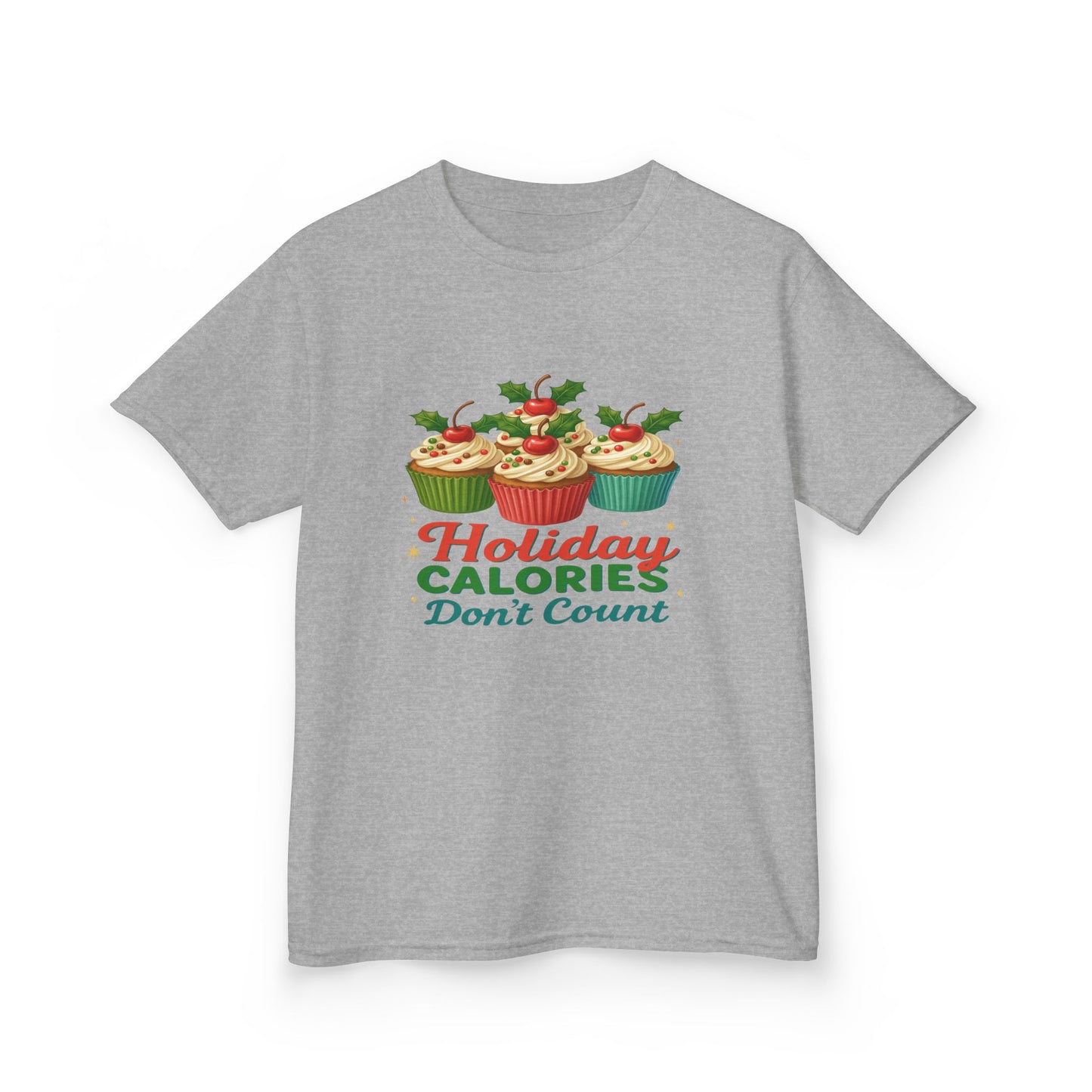 Holiday Calories Don't Count Dino Cupcake Tee