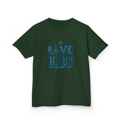 Love Like Jesus Christmas Dinosaur Tee