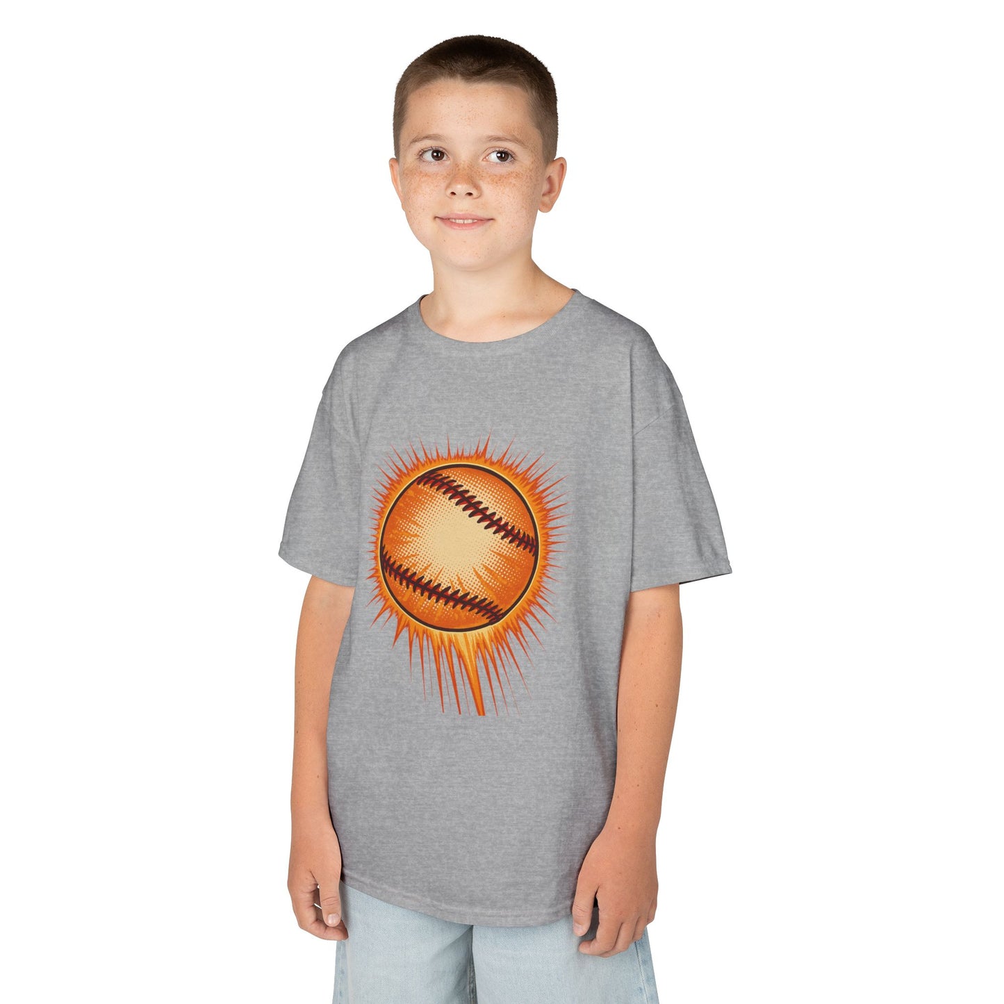 Kids Baseball Graphic Tee, Youth Sports Shirt, Summer Outdoor Top, Gift for Little Athletes, Baseball Lover Apparel