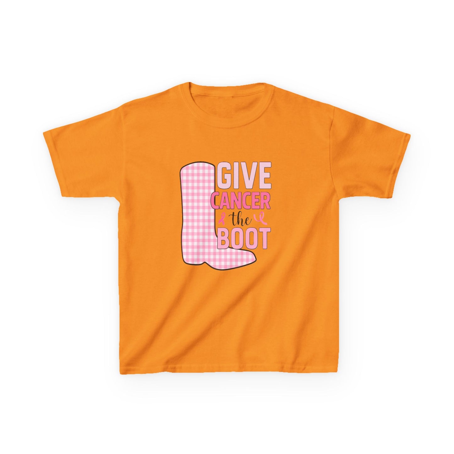 Give Cancer the Boot: Dinosaur Christmas Tee