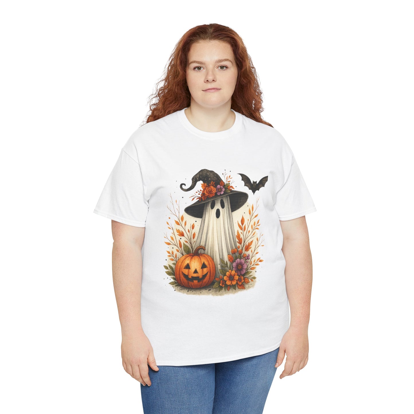 Whimsical Ghost Halloween Tee