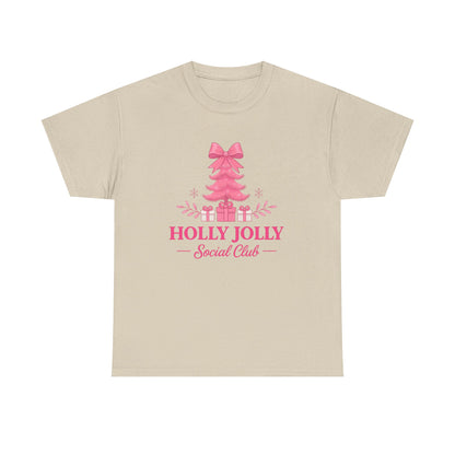 Holly Jolly Pink Tree Tee