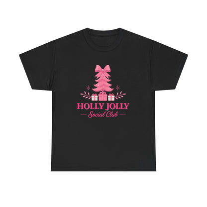 Holly Jolly Pink Tree Tee