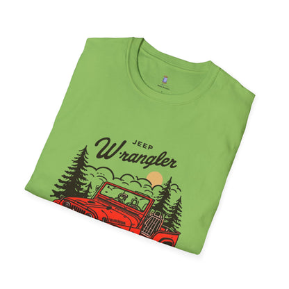 Jeep Wrangler Adventure Tee, Summer T-Shirt, Outdoor Enthusiast Gift, Camping Shirt, Road Trip Apparel, Vintage Jeep Design