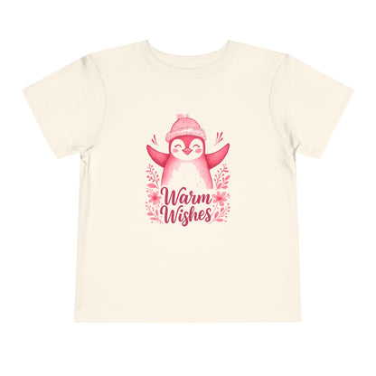 Warm Wishes Penguin Toddler Christmas Tee