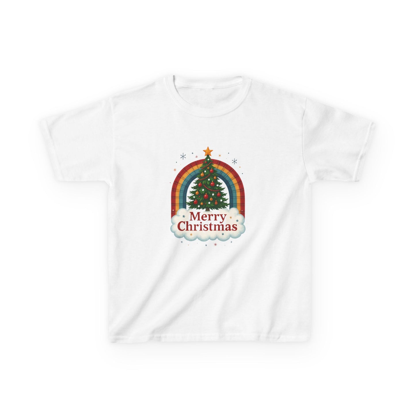 Merry Christmas Dinosaur Tee - Kids Holiday Shirt
