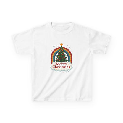 Merry Christmas Dinosaur Tee - Kids Holiday Shirt