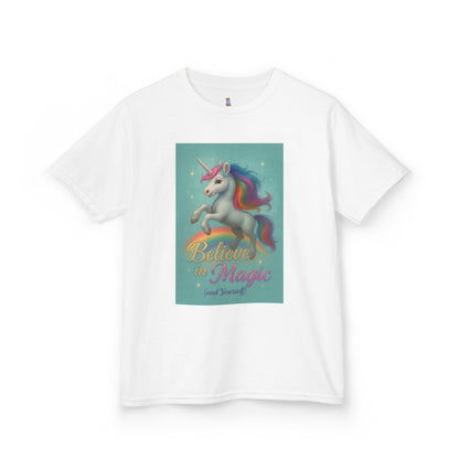 Unicorn Magic Kids Tee - Believe in Magic, Kids T-Shirt, Unicorn Shirt, Birthday Gift, Playtime Apparel