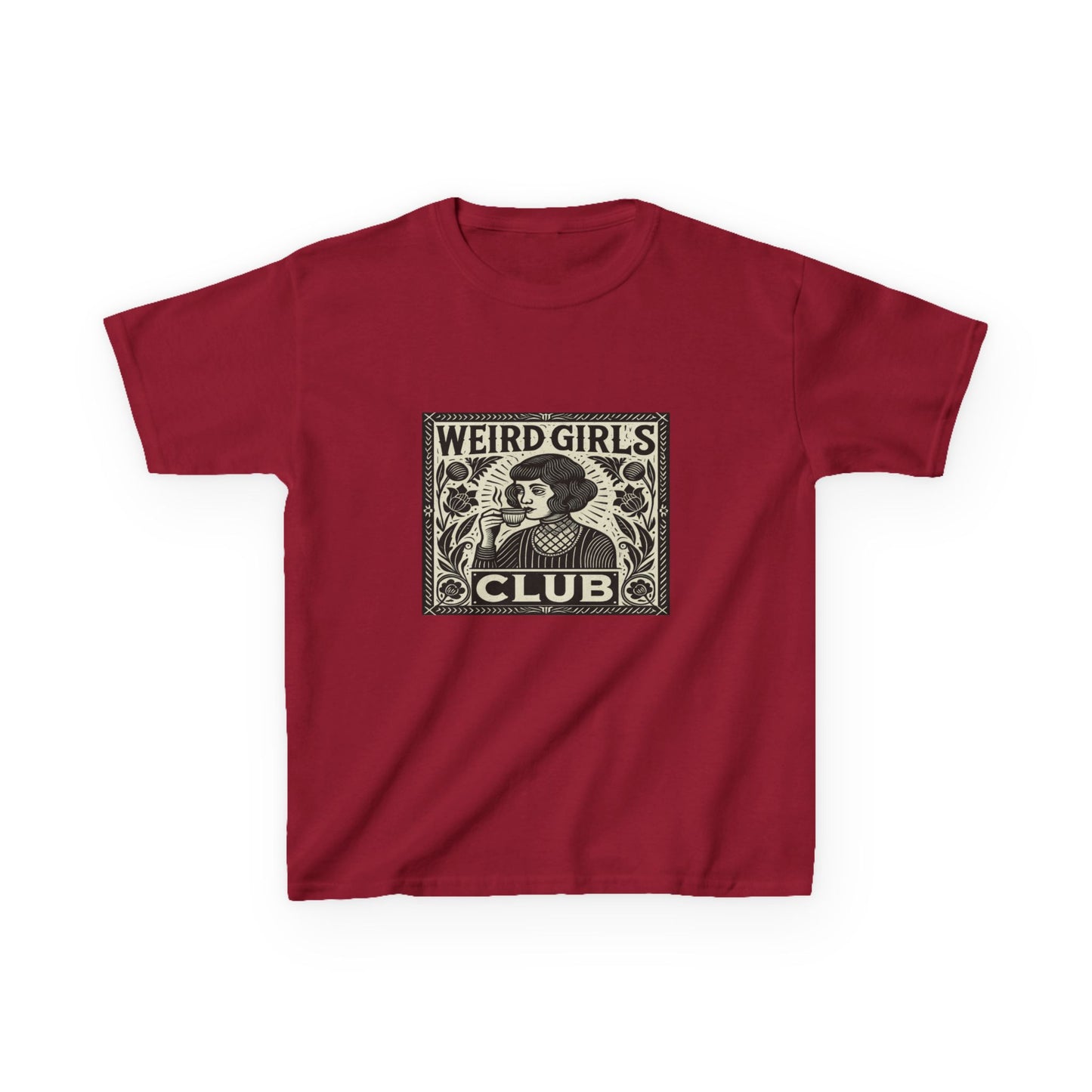 Weird Girls Club Tea Party Tee - Retro Graphic