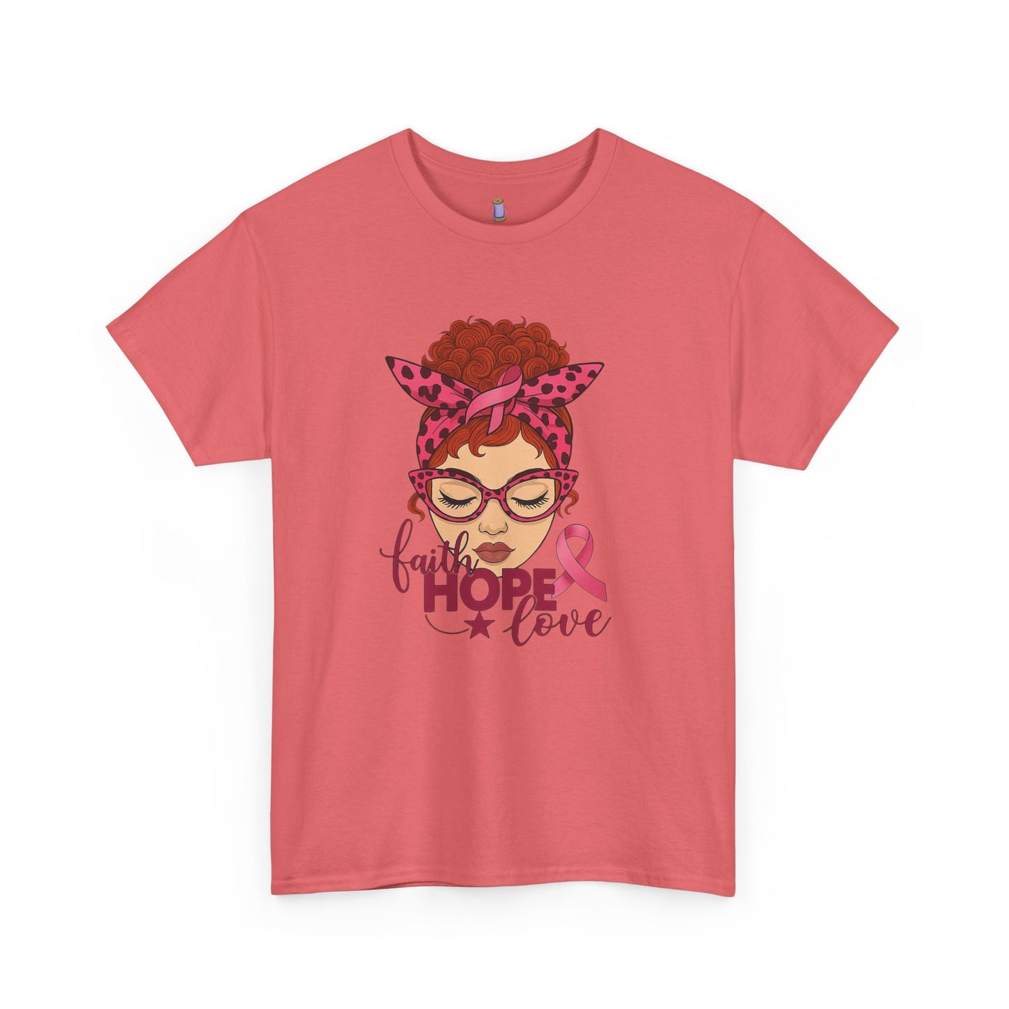 Empowering Cancer Awareness Tee, Hope Love Pink Ribbon Shirt, Inspirational Unisex Tee, Gifts for Breast Cancer Awareness, Supportive [...]