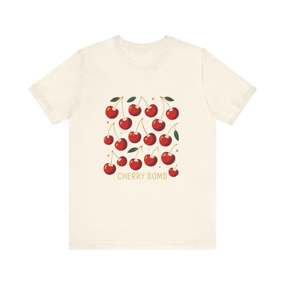 Cherry Bomb Tee — Cute Retro Cherries Graphic T-Shirt