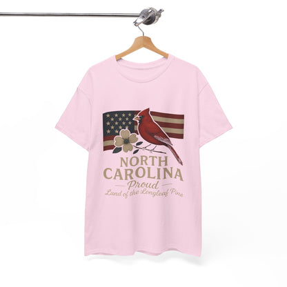 NC Pride: Cardinal, Dogwood & State Flag Tee