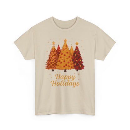 Happy Holidays Christmas Trees Tee