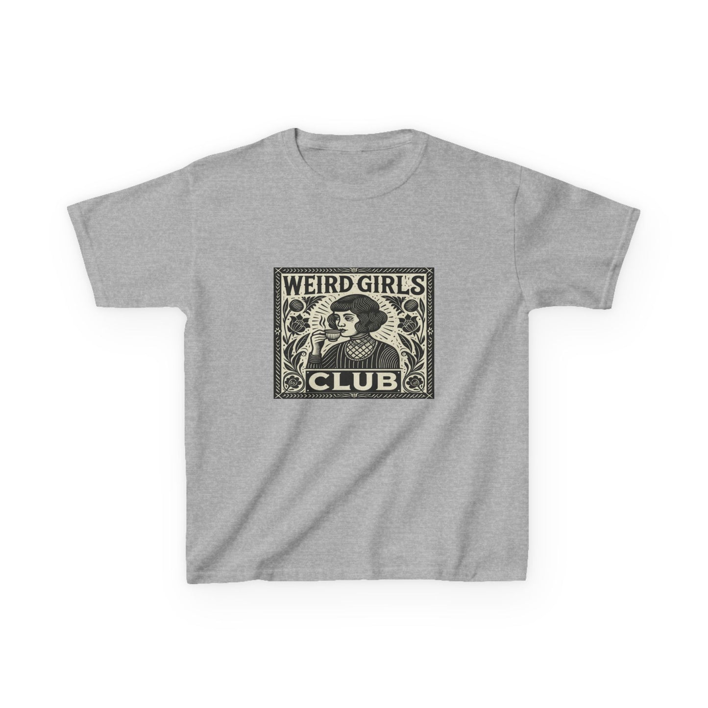 Weird Girls Club Tea Party Tee - Retro Graphic