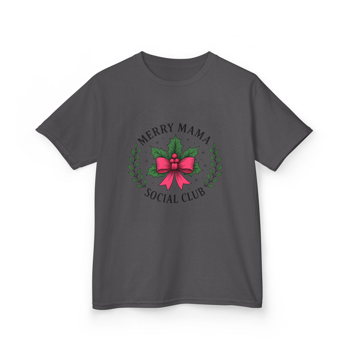Merry Mama Social Club Dino Christmas Tee