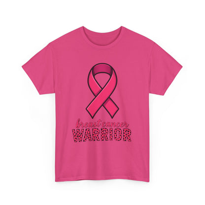 Breast Cancer Warrior Pink Ribbon Tee
