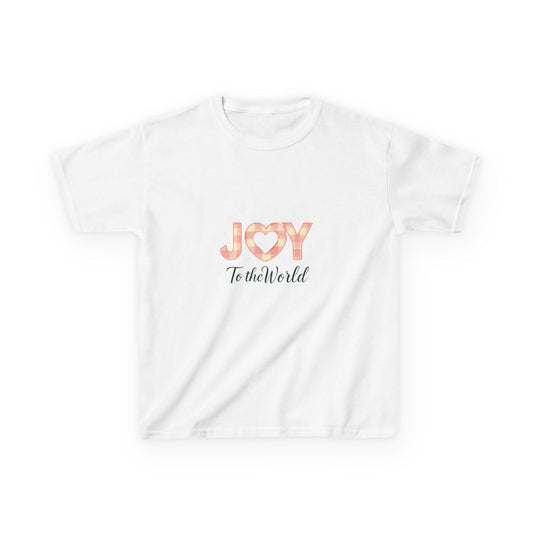 Joyful Dinosaur Christmas Tee - Kids Holiday Shirt