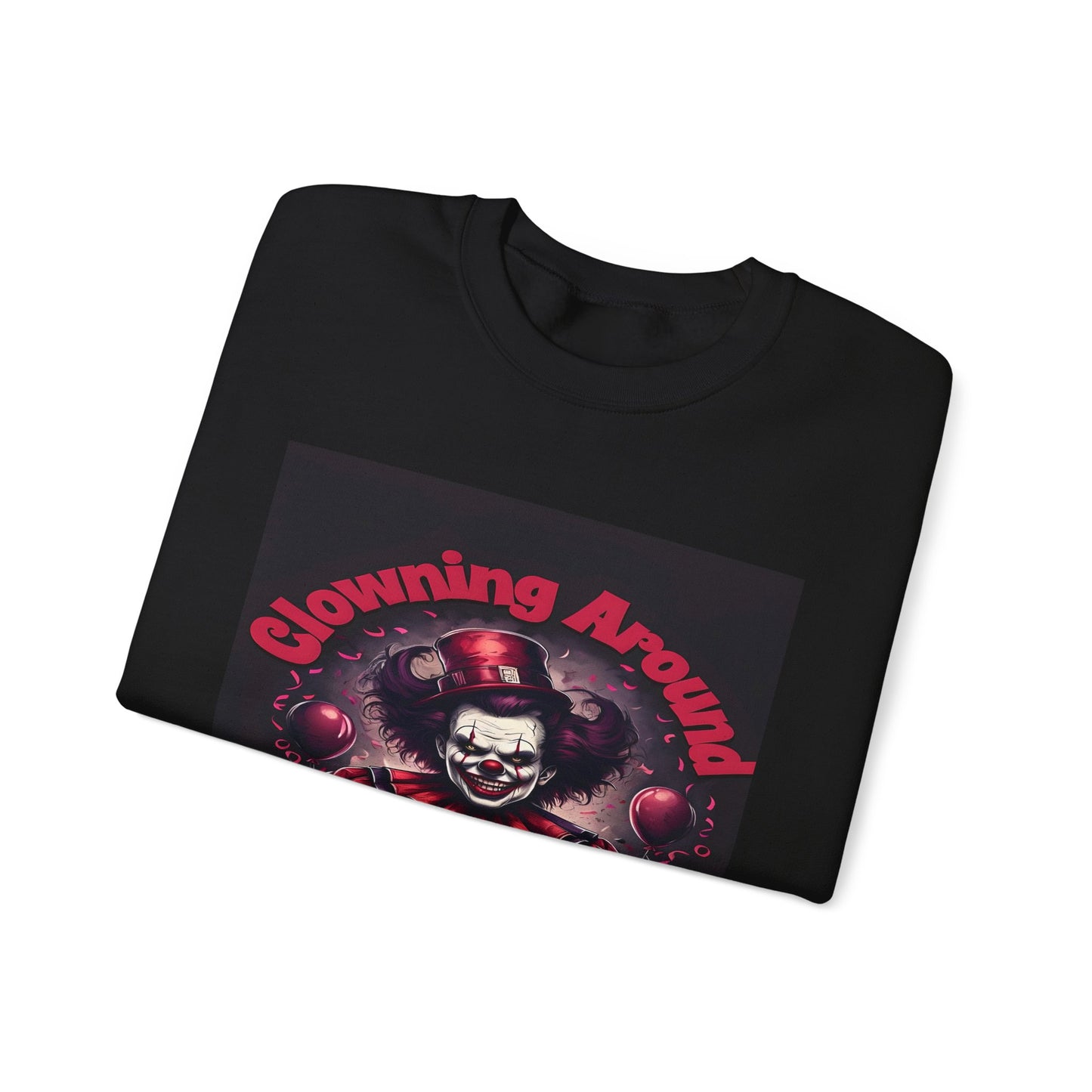 Creepy Clown Halloween Sweatshirt - Gothic Horror