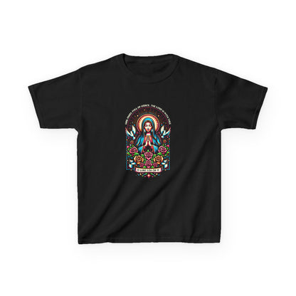 Virgin Mary Graphic Tee - Christmas Kids Shirt